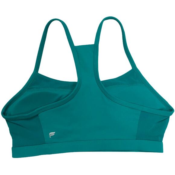 Fabletics‎ Sports Bra Portia Racerback Women's Medium Support Activewear Green - Picture 2 of 11